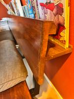 Oude Kerkbank / Eetkamerbank - Vintage, Ophalen, Gebruikt, Bruin, Vier