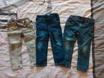 Drie jongens jeans broeken maat 92, Kinderen en Baby's, Babykleding | Maat 80, Zo goed als nieuw, Ophalen