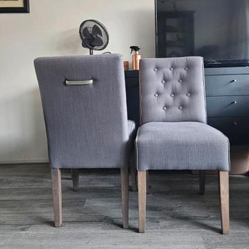 Nette eetkamerstoelen grijs beschikbaar voor biedingen