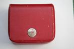 Vintage Omega horlogebox - rood leer, Ophalen of Verzenden, Gebruikt