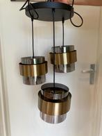 Hanglamp, retro naar '70 design, Olucia, Ophalen, 50 tot 75 cm, Zo goed als nieuw, Glas