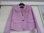 Luciano Barbera luxe pure cashmere jasje, double face, roze, Maat 38/40 (M), Verzenden, Zo goed als nieuw, Jasje