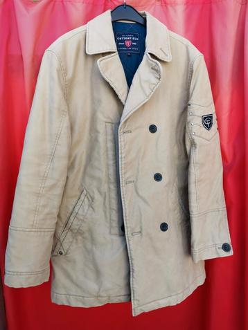 COTTONFIELD gevoerde herenjas, beige, maat M  beschikbaar voor biedingen