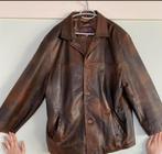 Heren leren jas. Maat 54. In zeer goed staat. Moet weg., Kleding | Heren, Maat 52/54 (L), Bruin, Attalos, Ophalen of Verzenden