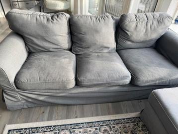 Ektorp bank van Ikea met hocker - afbeelding 5