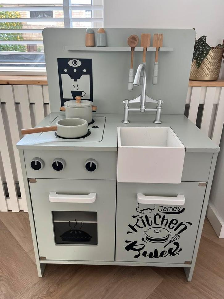 Petit Amelie Speelkeuken - Gepimpt!, Kinderen en Baby's, Speelgoed | Speelkeukens, Gebruikt, Speelkeuken, Hout, Ophalen