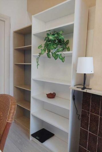 boekenkast wit 202 x 80 x 31 cm white bookcase beschikbaar voor biedingen