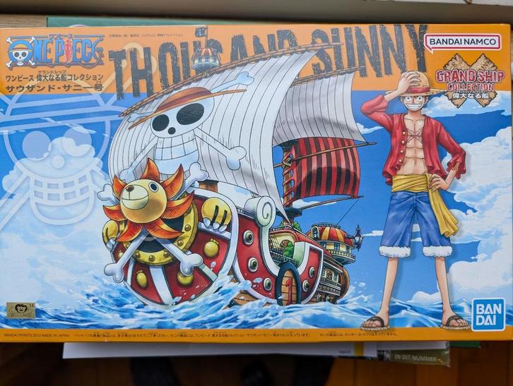 ONE PIECE Bandai Modelbouw Schip - Thousand Sunny - 15 CM, Hobby en Vrije tijd, Modelbouw | Auto's en Voertuigen, Nieuw, Overige typen