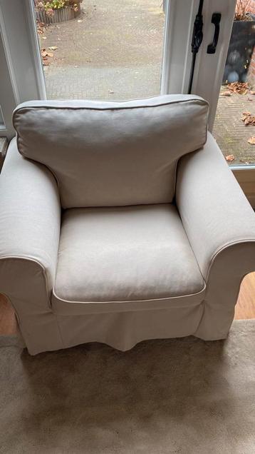 Ikea stoel Ektorp beige - afbeelding 1