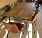 Eetkamertafel, Huis en Inrichting, Tafels | Eettafels, Ophalen, Industrieel., 50 tot 100 cm, Zo goed als nieuw