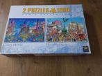 Comic puzzel Crazy world  - Piccadilly Circus 2 x 1000 stuks, Ophalen of Verzenden, 500 t/m 1500 stukjes, Zo goed als nieuw