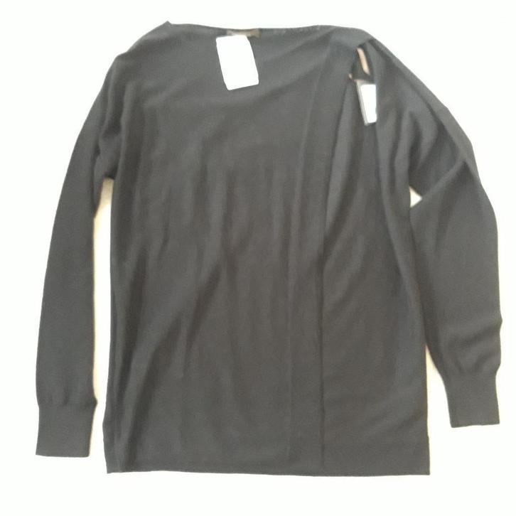 Repeat zwarte merinowollen trui, nieuw met kaartje, maat 38, Kleding | Dames, Truien en Vesten, Nieuw, Maat 38/40 (M), Zwart, Verzenden