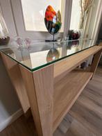 Side table, Huis en Inrichting, Tafels | Sidetables, Ophalen, Gebruikt, 100 tot 150 cm, Grenenhout