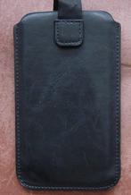 Universeel telefoonhoesje leer 14,8 x 8,8 cm, z.g.a.n., Ophalen of Verzenden, Zo goed als nieuw