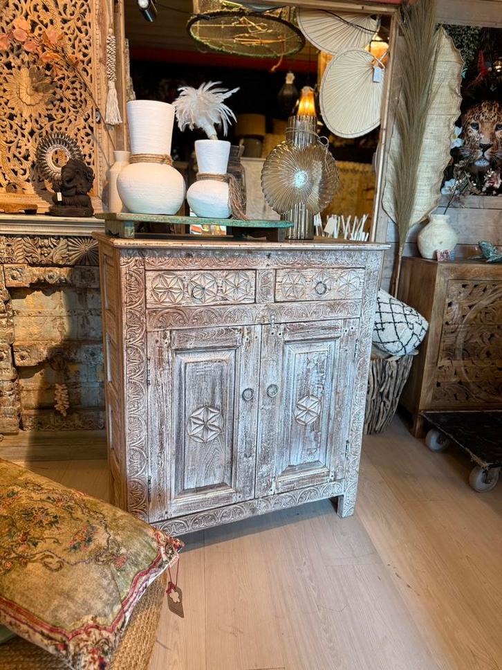 Gaaf India/Ibiza style kastje, Huis en Inrichting, Kasten | Dressoirs, Nieuw, 50 tot 100 cm, 25 tot 50 cm, Ophalen