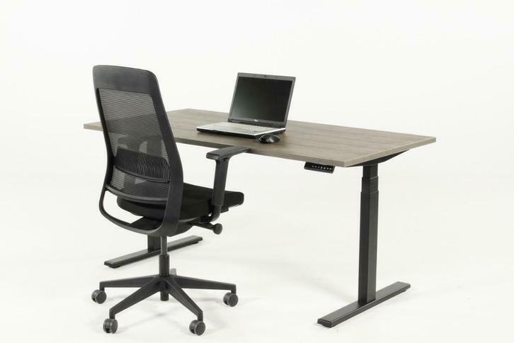 Zit-Sta elektrisch verstelbaar bureau AH-Nouk 02 NEN 527, Huis en Inrichting, Bureaus, Nieuw, Bureau, Elektrisch, In hoogte verstelbaar