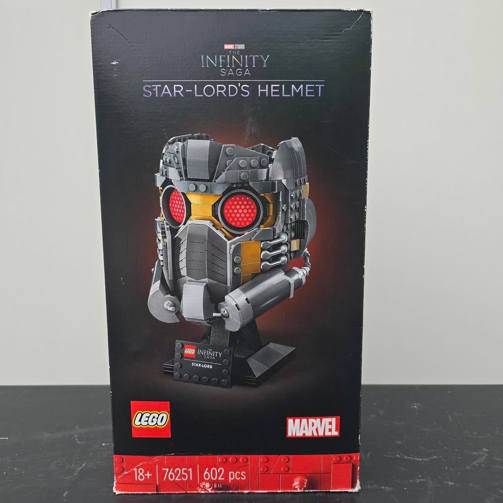 Lego Marvel Infinity Saga Star-Lord Helmet 76251, Ophalen of Verzenden, Gebruikt, Losse stenen, Lego