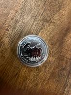 CANADIAN WILDLIFE – MOOSE (ELAND) 1 OZ 2012 zilveren munt, Ophalen of Verzenden, Zilver