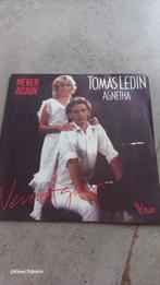 Tomas Ledin & Agnetha - Never Again Single, Ophalen of Verzenden, Gebruikt, Pop