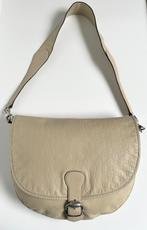 GUCCI beige cream Guccisima flap leren schoudertas, Beige, Ophalen of Verzenden, Schoudertasje, Zo goed als nieuw