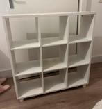 Witte kast met vakjes, Huis en Inrichting, Ophalen of Verzenden, Gebruikt