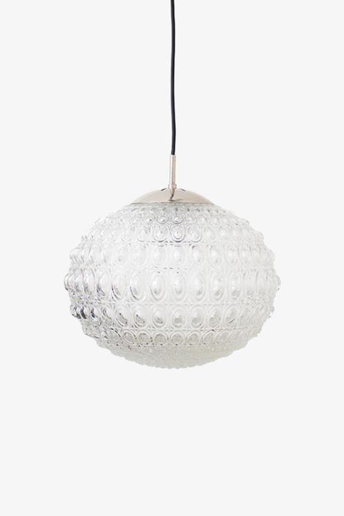 Jaren ’60 Erco glazen bubbels hanglamp, Huis en Inrichting, Lampen | Hanglampen, Gebruikt, Minder dan 50 cm, Glas, Ophalen of Verzenden
