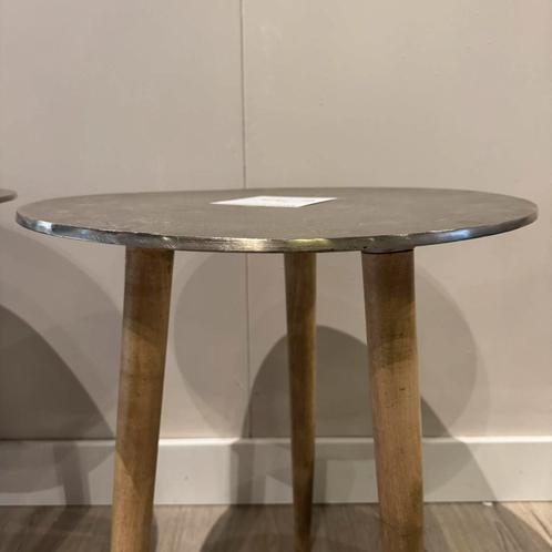 Bijzettafels Richmond, Huis en Inrichting, Tafels | Bijzettafels, Nieuw, Rond, Minder dan 55 cm, Hout, Ophalen