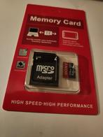 256 gb Sony class 10 micro sd kaart met adapter, Audio, Tv en Foto, Fotografie | Geheugenkaarten, Nieuw, SD, Ophalen of Verzenden