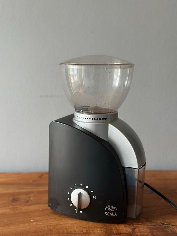 Solis Scala Koffiemolen - Prima Staat!, Witgoed en Apparatuur, Koffiezetapparaten, Gebruikt, Koffiebonen, Overige modellen, Ophalen of Verzenden