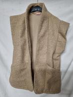 Dames bodywarmer teddy 1 maat past S t/m L, Ophalen of Verzenden, Zo goed als nieuw, Beige