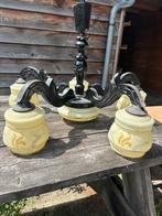 Oude houten plafond lamp, Antiek en Kunst, Antiek | Lampen, Ophalen