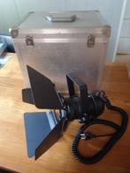 Theaterlamp / Theaterspot met flightcase, Huis en Inrichting, Lampen | Spots, Ophalen of Verzenden, Gebruikt, Metaal of Aluminium