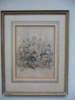 gravure -- BAL 10x18,5cm, Antiek en Kunst, Ophalen of Verzenden