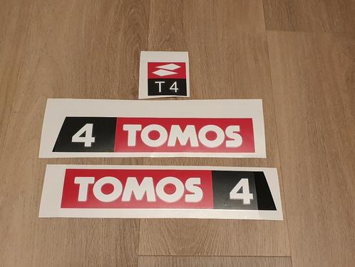 Stickerset Tomos 4 pk buitenboordmotor stickers motorkap, Watersport en Boten, Accessoires en Onderhoud, Nieuw, Motor en Techniek