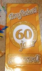 60 jaar getrouwd bord, Hobby en Vrije tijd, Feestartikelen, Ophalen, Gebruikt, Versiering, Verjaardag