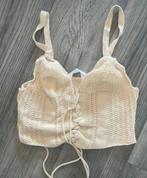 Gehaakt topje Primark - Maat S, Kleding | Dames, Tops, Beige, Ophalen of Verzenden, Zo goed als nieuw, Maat 36 (S)