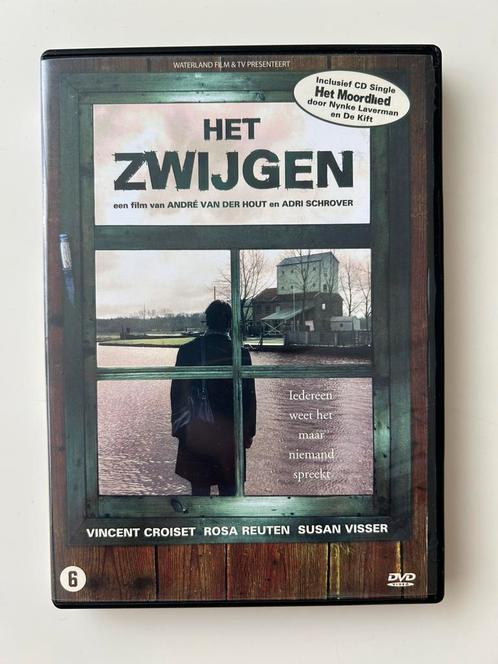 —Het Zwijgen—regie A. vd  Hout/A. Schrover, Cd's en Dvd's, Dvd's | Nederlandstalig, Zo goed als nieuw, Film, Drama, Vanaf 6 jaar