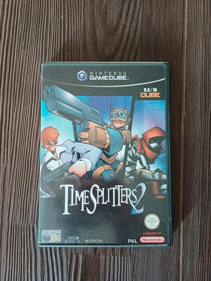 TimeSplitters 2 - Gamecube Klassieker!, Spelcomputers en Games, Games | Nintendo GameCube, Gebruikt, Shooter, 3 spelers of meer