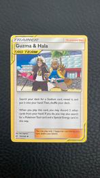Pokemon tag team guzma & hala 193/236, Ophalen of Verzenden, Zo goed als nieuw, Losse kaart