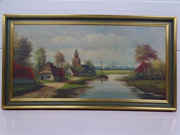 A5052 Landschap met bootje beschikbaar voor biedingen
