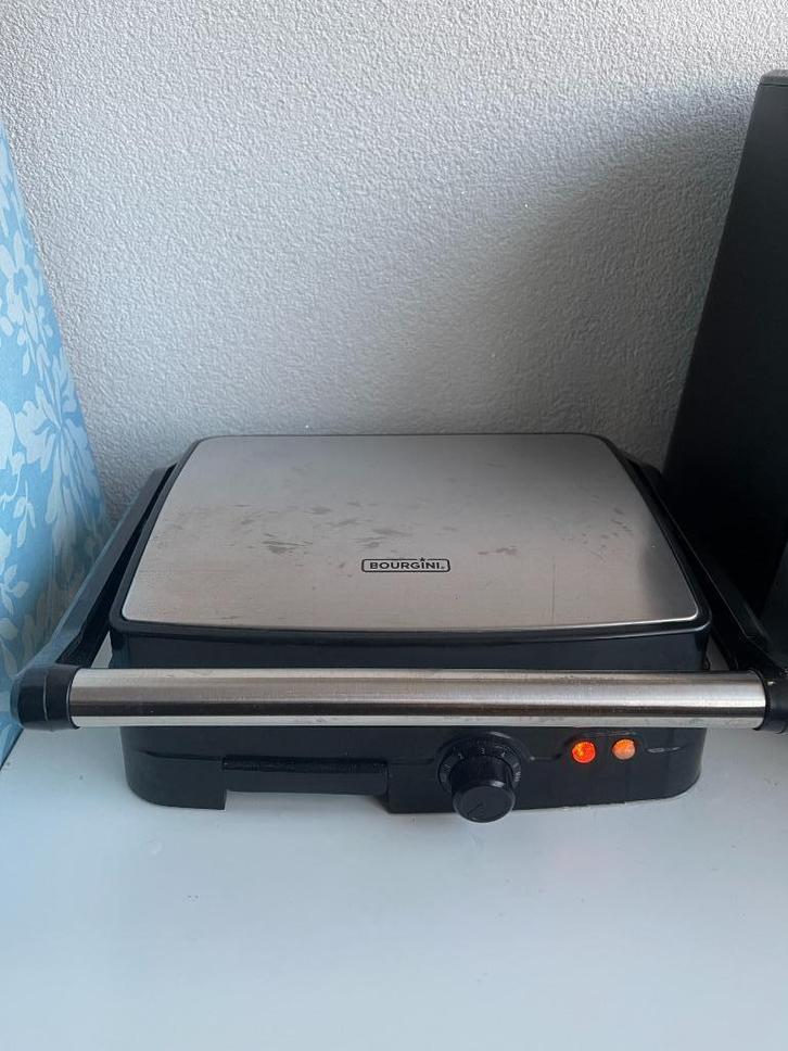 Bourgini Panini/Contact Grill, Witgoed en Apparatuur, Contactgrills, Gebruikt, Ophalen