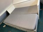 Ikea hemnes bed uitschruifbaar, Gebruikt, Eenpersoons, Wit, Ophalen of Verzenden