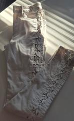 Witte Jeans met Veters Mt 36 izgst, Wit, Ophalen of Verzenden, Zo goed als nieuw, Maat 36 (S)