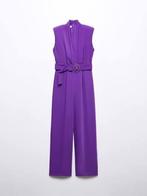 Nieuwe Mango jumpsuit XL lila crêpe, Ophalen of Verzenden, Nieuw, Maat 46/48 (XL) of groter, Paars