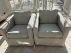 Kitsch&Kunst Stoelen Grijs - Set van 2, Ophalen, Gebruikt, Minder dan 75 cm, Stof
