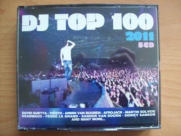 DJ Top 100 - 2011 (5-CD) David Guetta, Armin van Buuren, Dea beschikbaar voor biedingen