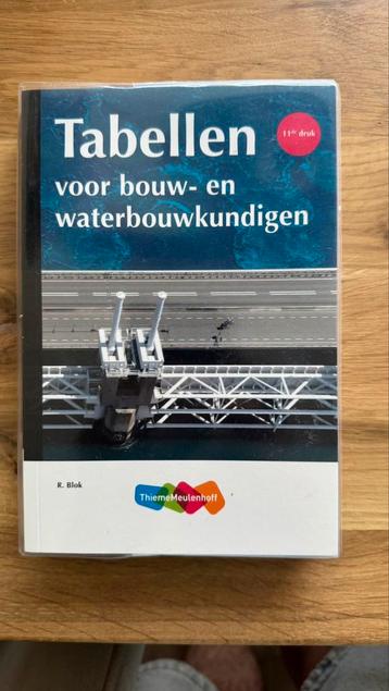 R. Blok - Tabellen voor bouw- en waterbouwkundigen beschikbaar voor biedingen