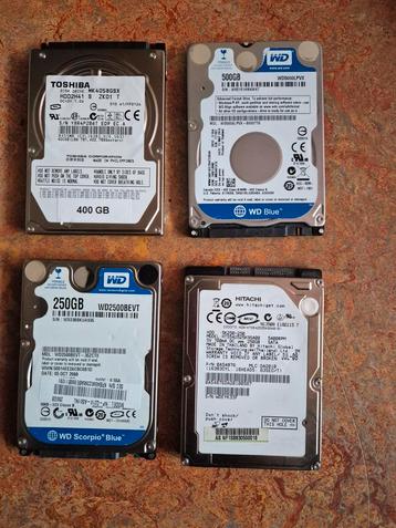 Diverse HDD Collectie - Toshiba, WD, Hitachi beschikbaar voor biedingen