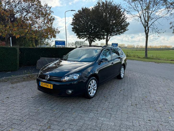 Volkswagen Golf 1.2 TSI 77KW Variant 2011 Zwart, Auto's, Volkswagen, Bedrijf, Golf, ABS, Airbags, Airconditioning, Bluetooth, Bochtverlichting