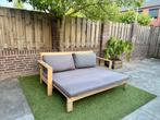 VITA DAYBED VERSTELBARE LOUNGEBANK 2 PERSONEN ACACIAHOUT, Ophalen, Gebruikt, Hout